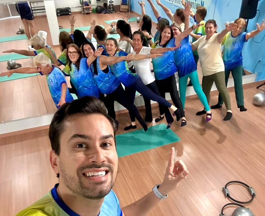 Aula de TR EQUILIBRIUM Pilates Solo com alunas