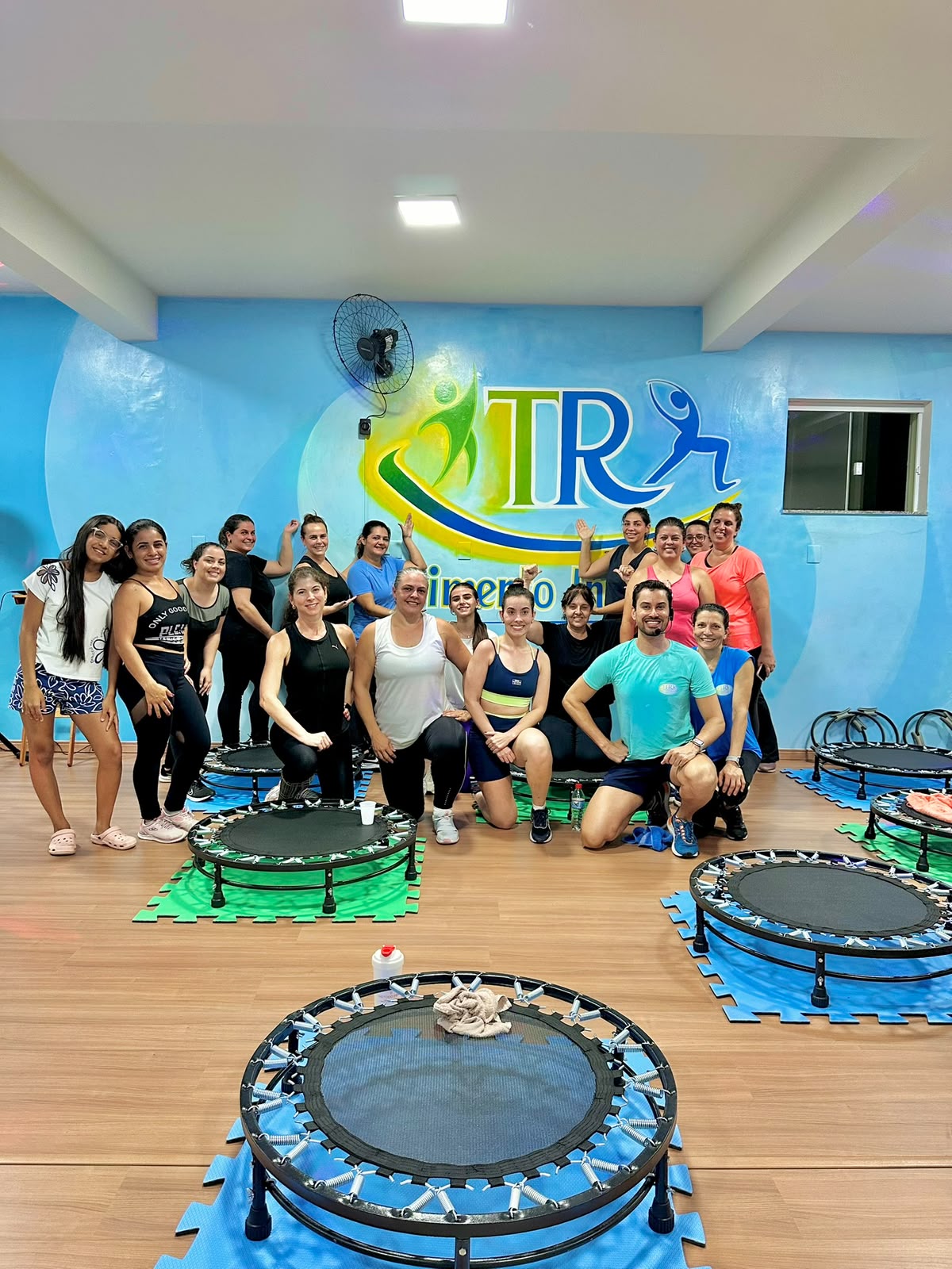 Aula de Jump e Circuito no estúdio TR